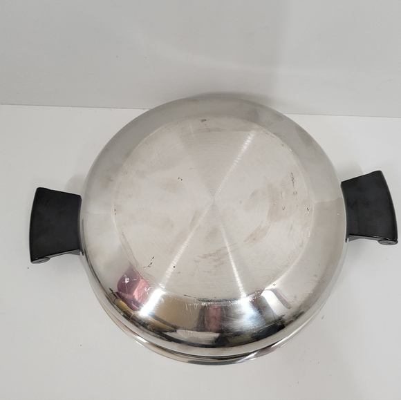 Vtg Amway Queen Stainless Steel 4qt Egg Poacher Pot With Lid - Picture 5 of 5